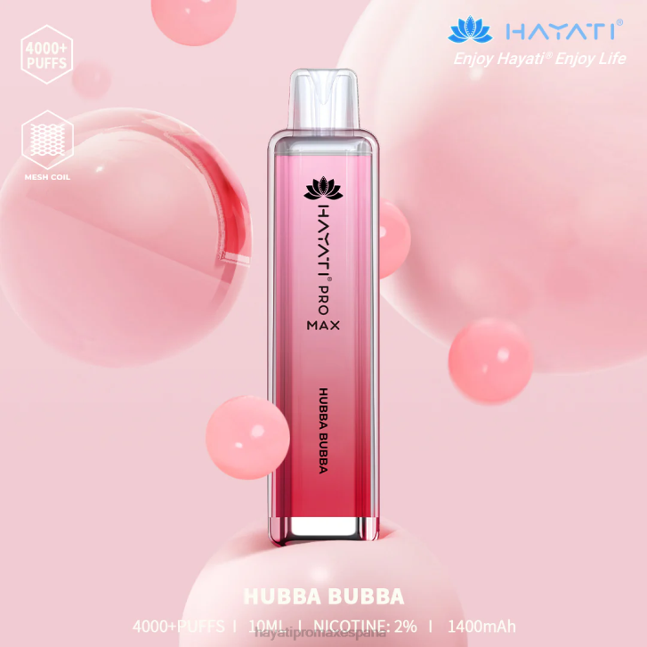 Hayati Pro Max desechable FTTT106 hubba bubba - Hayati Pro Max España