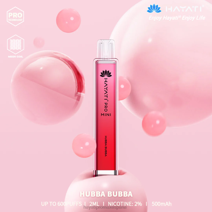 Hayati Pro Mini desechable FTTT11 hubba bubba - Hayati Precio