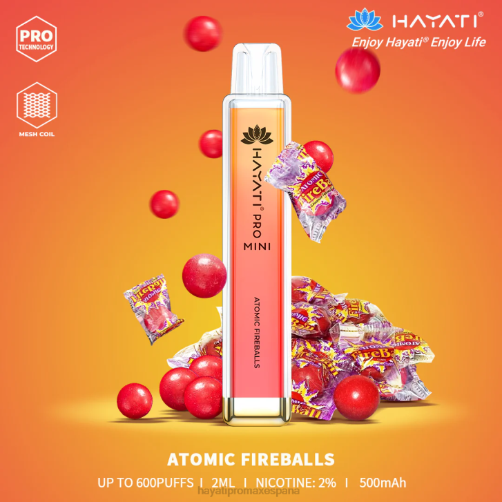 Hayati Pro Mini desechable FTTT1 bola de fuego atómica - Hayati Precio