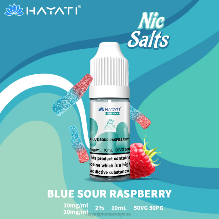 Hayati Pro Max sales de nic FTTT233 frambuesa agria azul - Hayati Flavours España