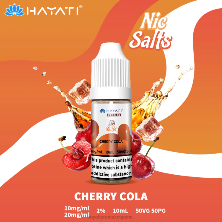 Hayati Pro Max sales de nic FTTT236 cola de cereza - Hayati Pro Max España