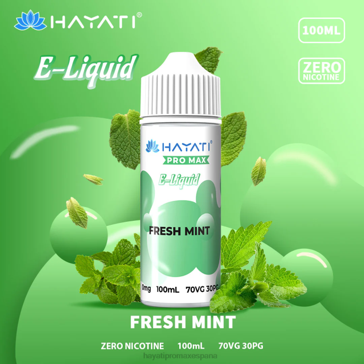 Hayati Pro Max sales de nic FTTT255 menta fresca - Hayati Disposable Vape Review