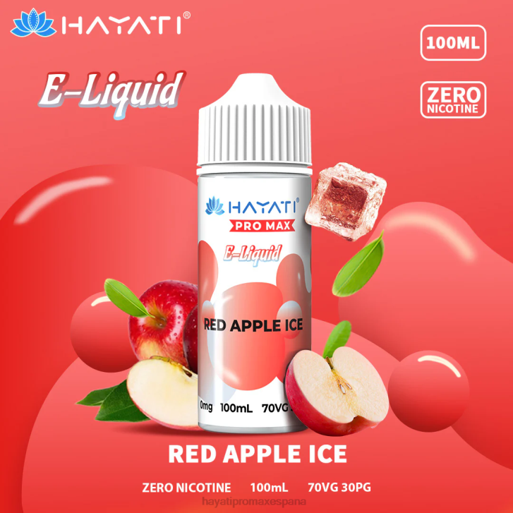 Hayati Pro Max sales de nic FTTT257 hielo de manzana roja - Hayati Madrid