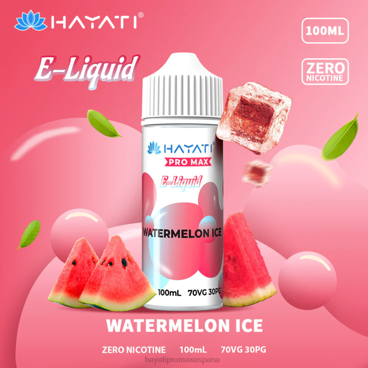 Hayati Pro Max sales de nic FTTT260 hielo de sandia - Tienda Hayati