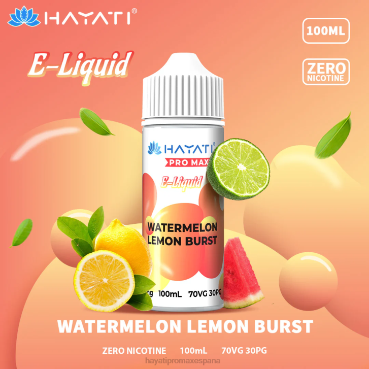 Hayati Pro Max sales de nic FTTT261 ráfaga de sandía y limón - Hayati Precio