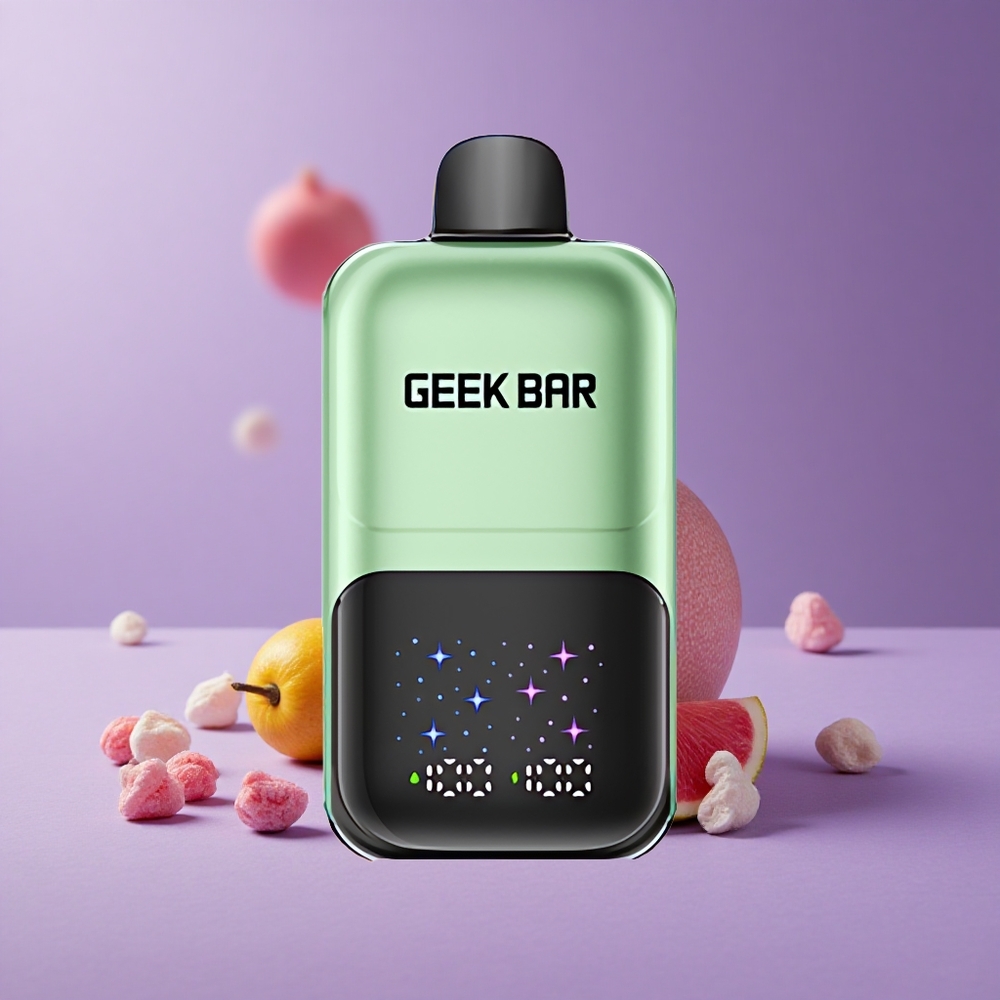 GEEK BAR 2GO 50000 Puffs Dulces Ácidos y Frutas Ácidas Pantalla Grande y Batería Recargable