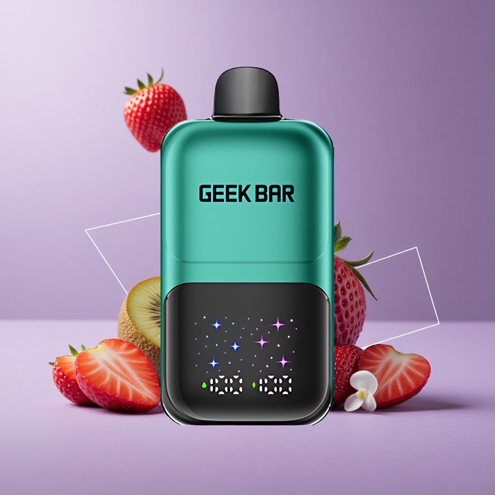 GEEK BAR 2GO 50000 Puffs Fresa & Kiwi Pantalla Grande Dual Tanques