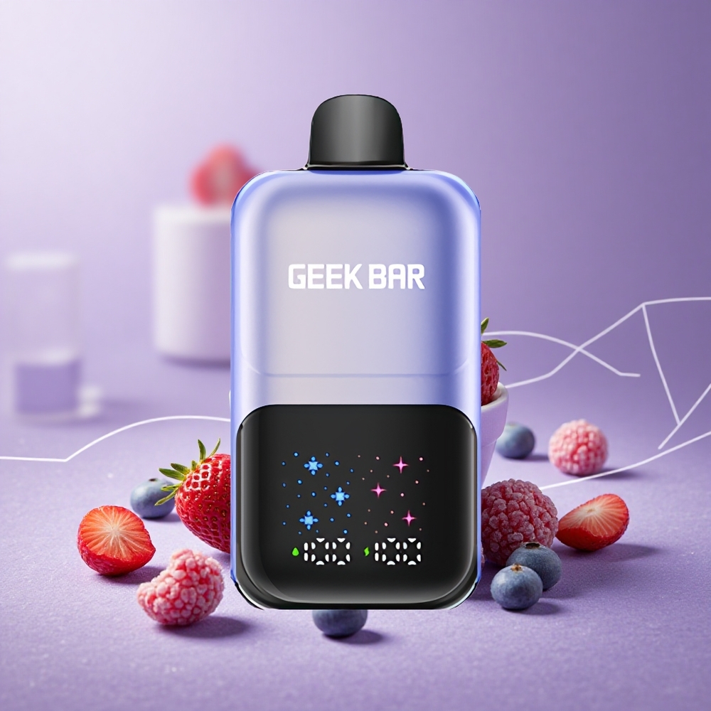 GEEK BAR 2GO 50000 Puffs Pantalla Interactiva Mezcla de Bayas Heladas