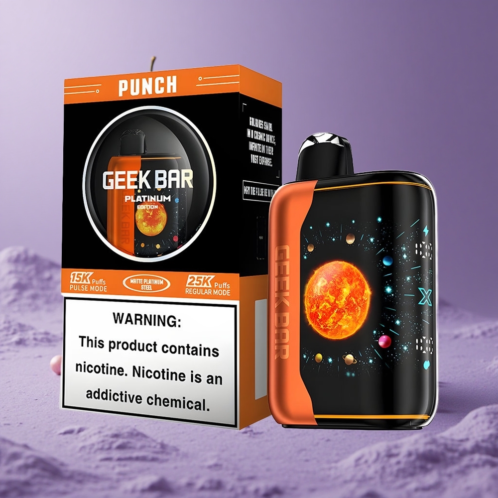 GEEK BAR Platinum Edition 25000 Puff Recargable Rápida USB-Type C Punch