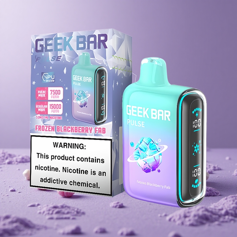 Geek Bar Pulse 15000 Puffs Dispositivo Vapear Edición Congelada 16ML 5% Nicotina