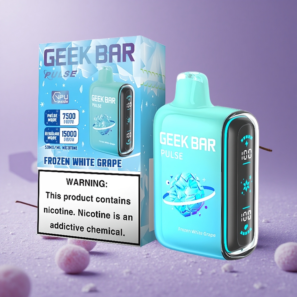 Geek Bar Pulse 15000 Puffs Dispositivo Vapear Edición Congelada 16ML 5% Nicotina