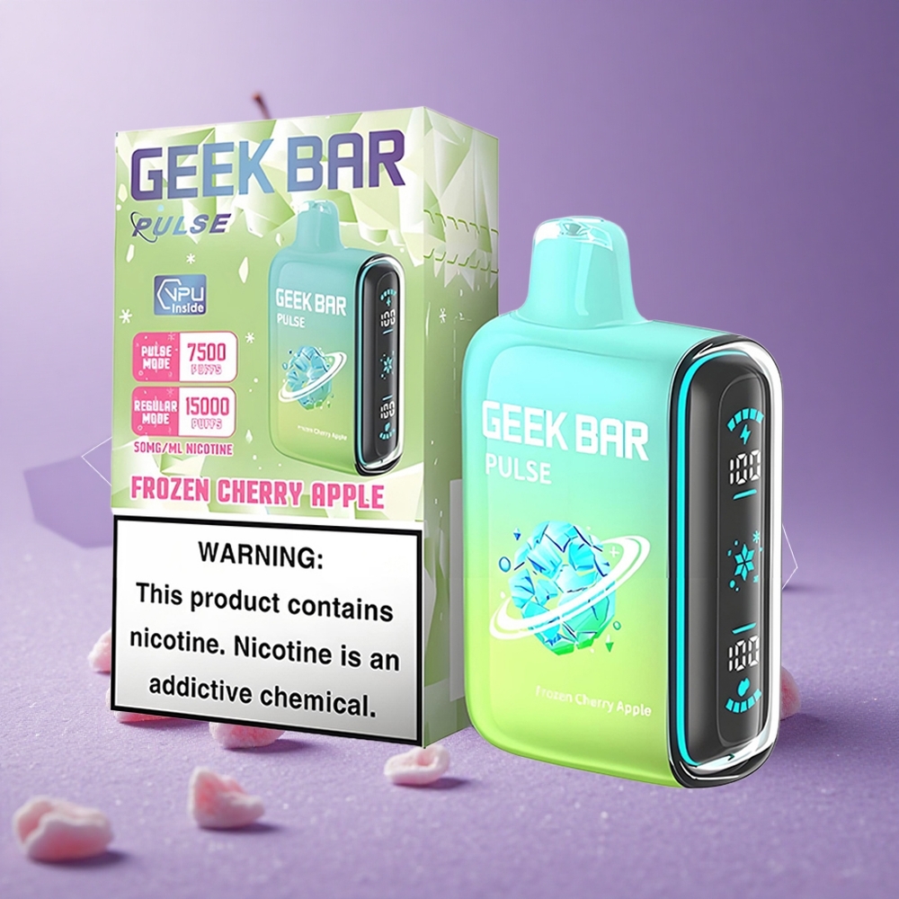 Geek Bar Pulse 15000 Puffs Dispositivo Vapear Edición Congelada 16ML 5% Nicotina