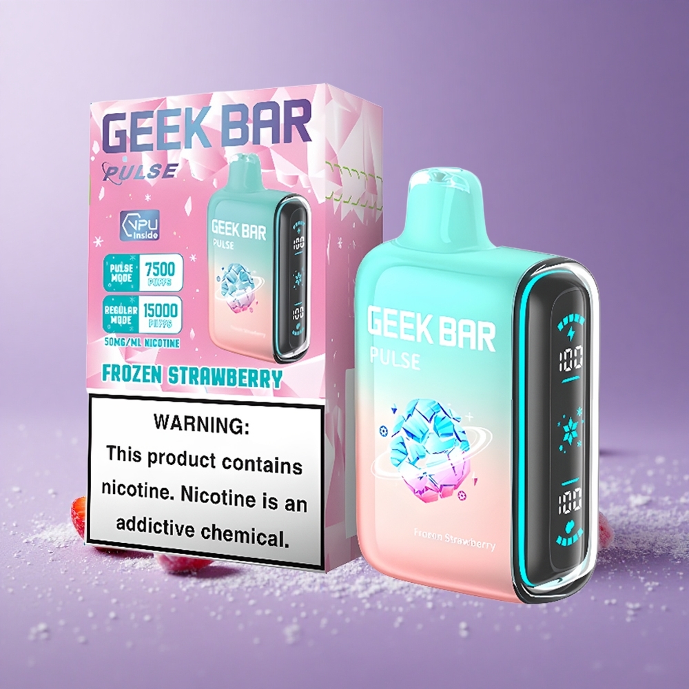Geek Bar Pulse 15000 Puffs Dispositivo Vapear Edición Congelada 16ML 5% Nicotina