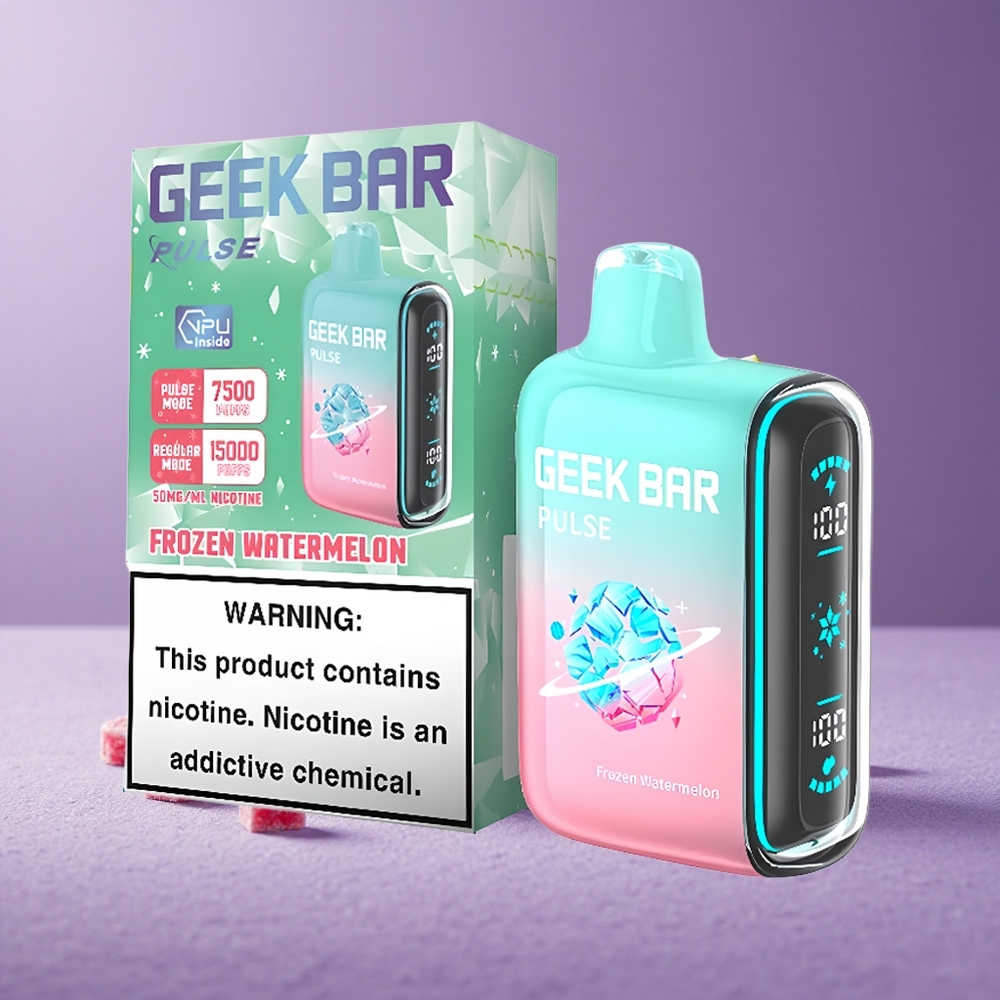 Geek Bar Pulse 15000 Puffs Dispositivo Vapear Edición Congelada 16ML 5% Nicotina