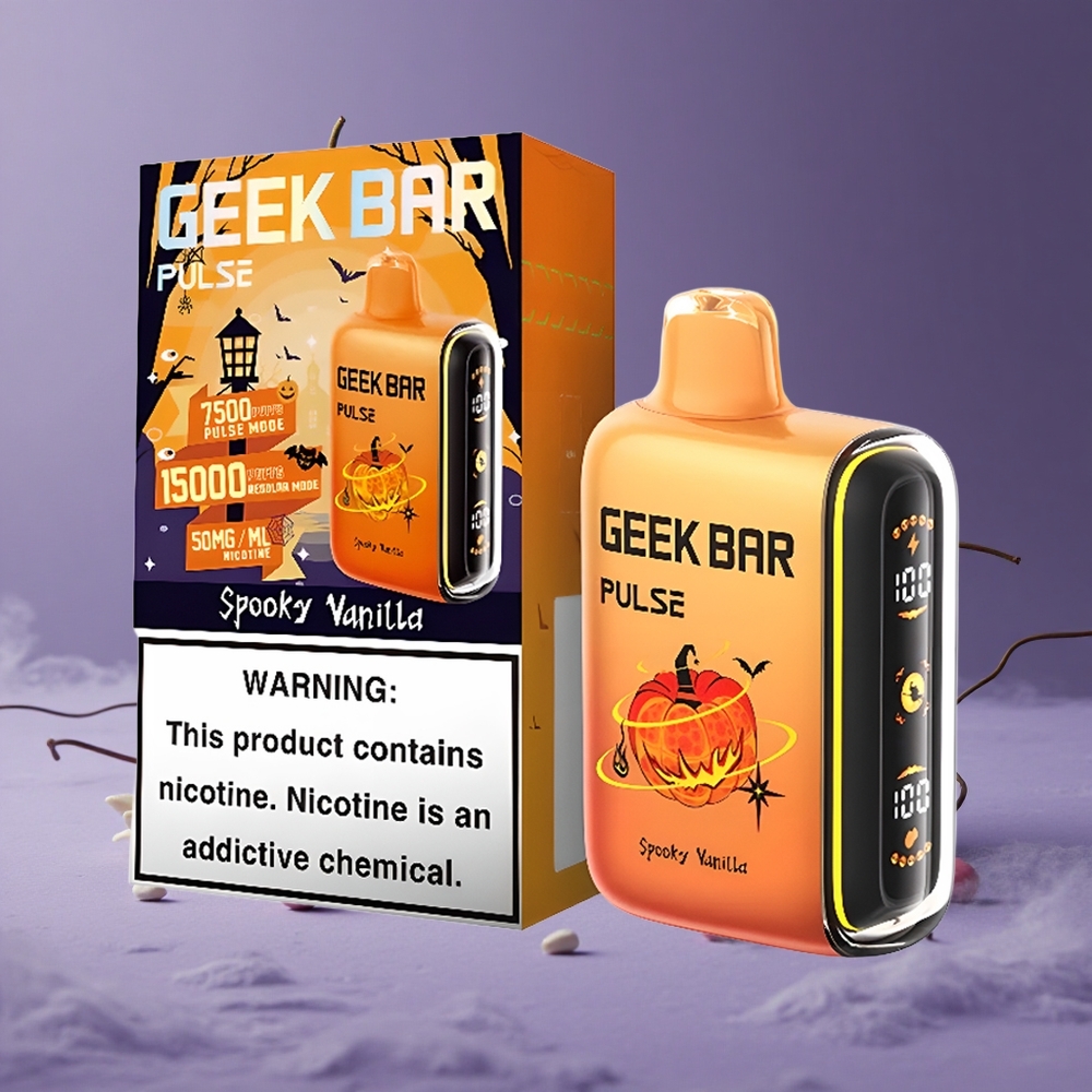 Geek Bar Pulse 15000 Puffs Dispositivo Vapear Edición Halloween con 16ML de Líquido y 5% de Nicotina