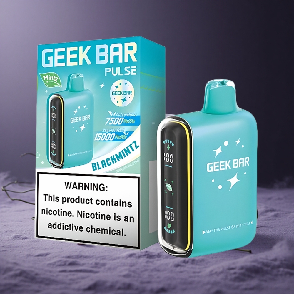 Geek Bar Pulse 15000 Puffs Dispositivo de Vapeo Desechable con 16ML de Líquido y Sabor a Menta