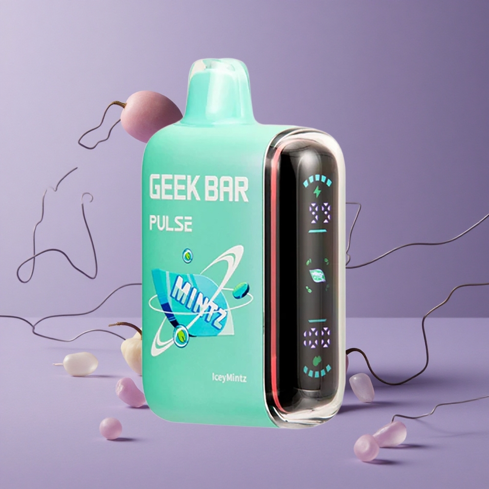 Geek Bar Pulse 15000 Puffs Dispositivo de Vapeo Desechable con 16ML de Líquido y Sabor a Menta