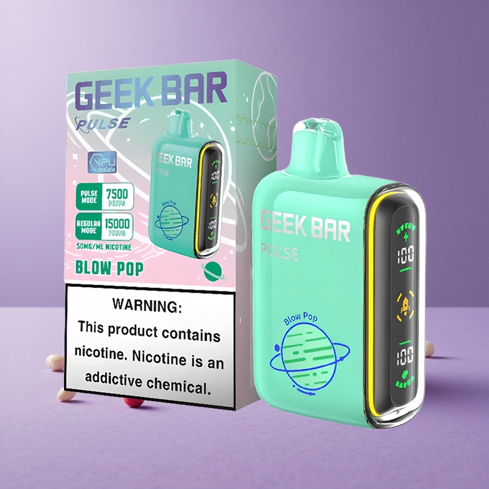 Geek Bar Pulse 15000 Puffs Edición Planeta con 16ML de Líquido y 5% de Nicotina