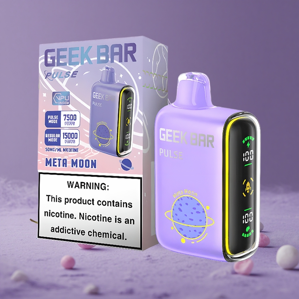 Geek Bar Pulse 15000 Puffs Edición Planeta con 16ML de Líquido y 5% de Nicotina