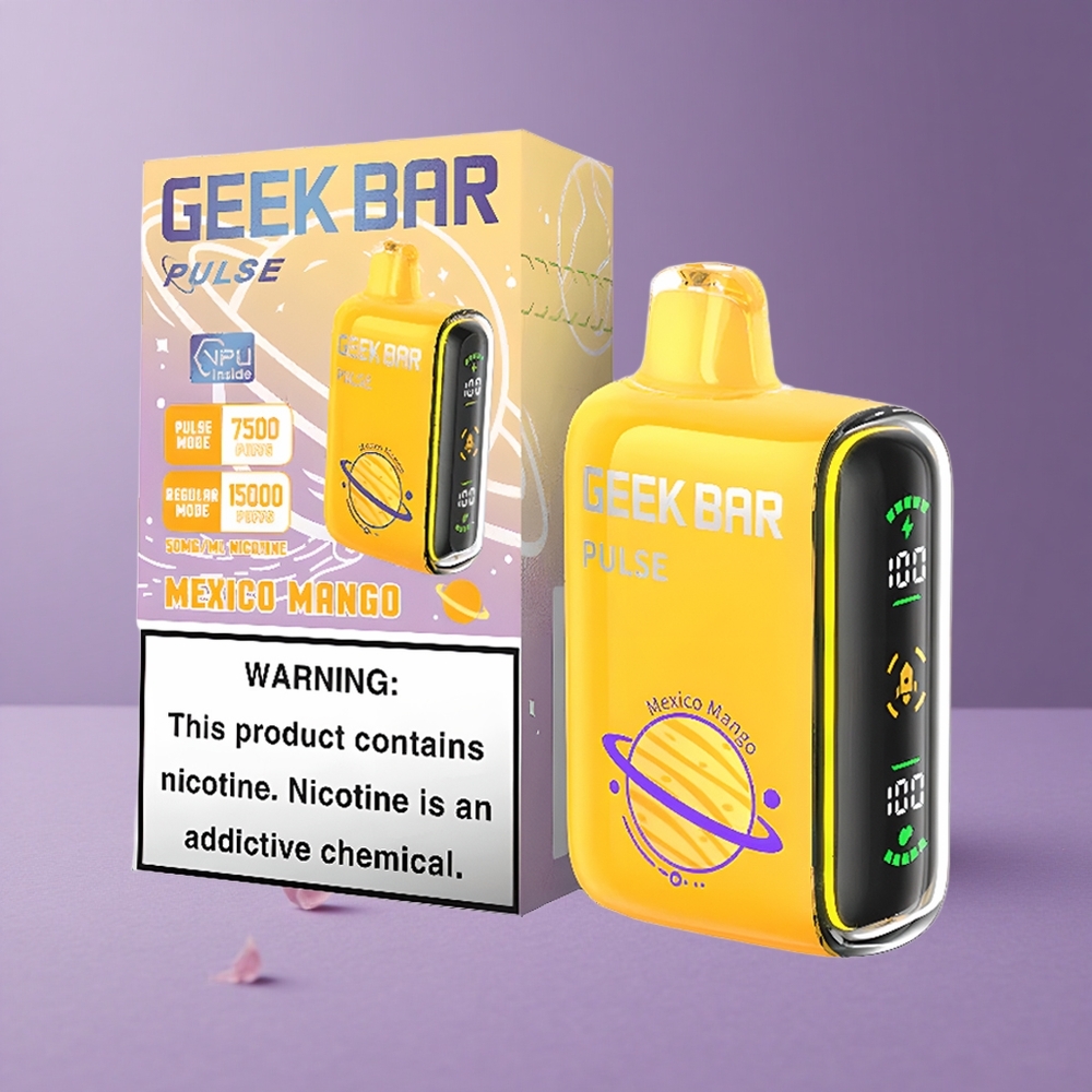 Geek Bar Pulse 15000 Puffs Edición Planeta con 16ML de Líquido y 5% de Nicotina