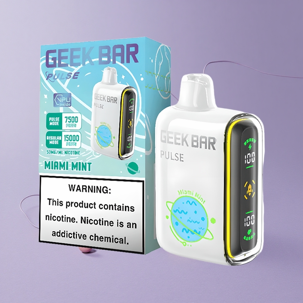 Geek Bar Pulse 15000 Puffs Edición Planeta con 16ML de Líquido y 5% de Nicotina