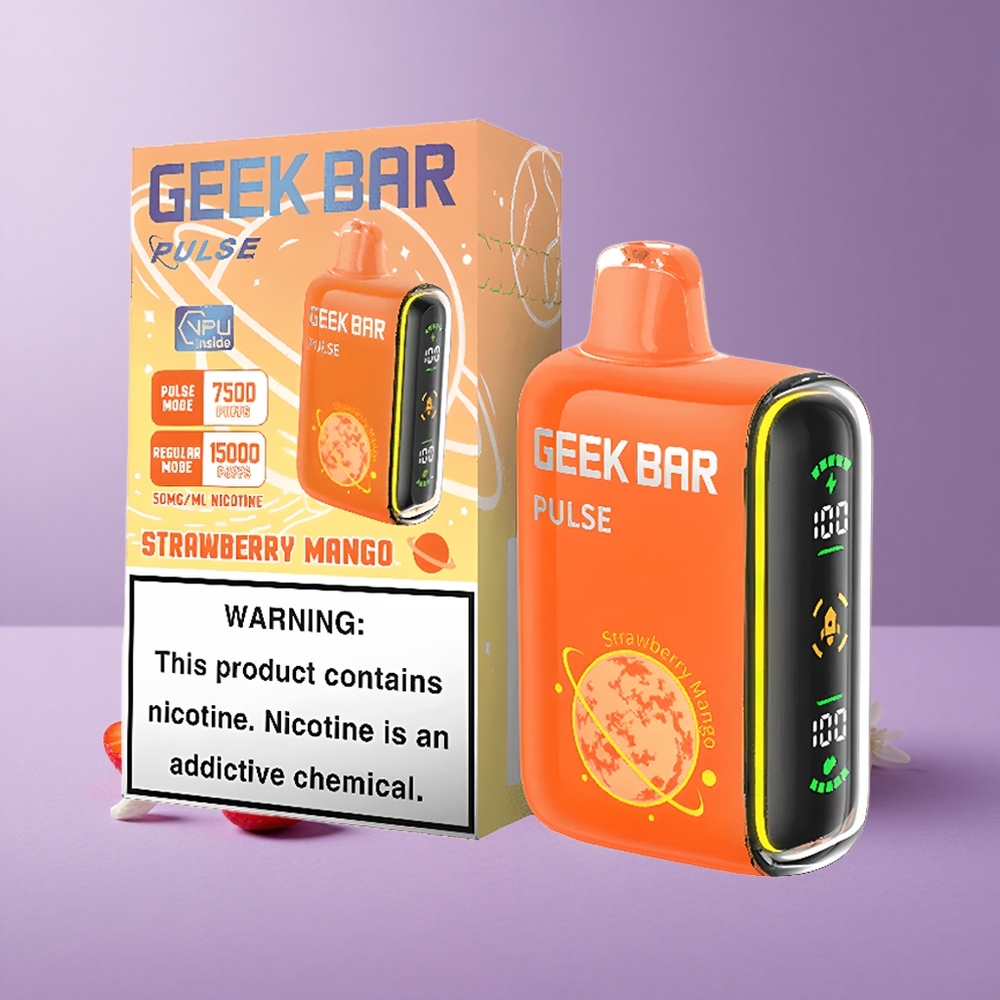 Geek Bar Pulse 15000 Puffs Edición Planeta con 16ML de Líquido y 5% de Nicotina