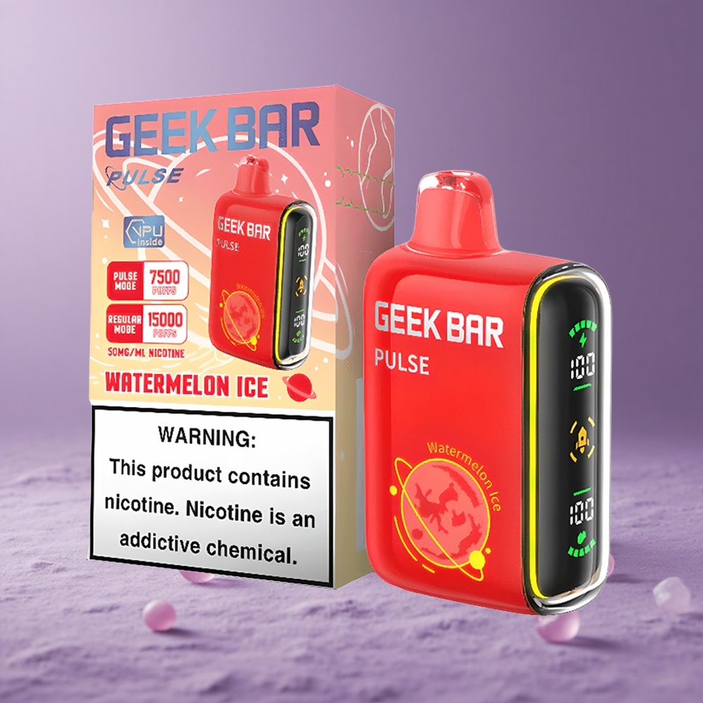 Geek Bar Pulse 15000 Puffs Edición Planeta con 16ML de Líquido y 5% de Nicotina