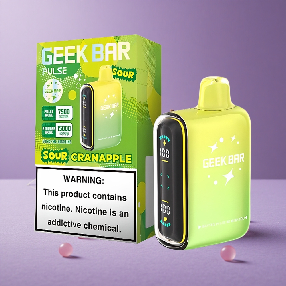 Geek Bar Pulse 15000 Puffs Edición Ácida con 16ML y 5% de Nicotina