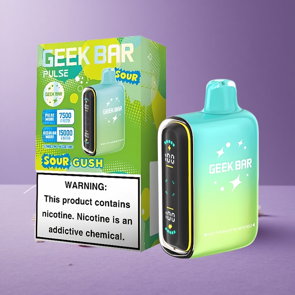 Geek Bar Pulse 15000 Puffs Edición Ácida con 16ML y 5% de Nicotina