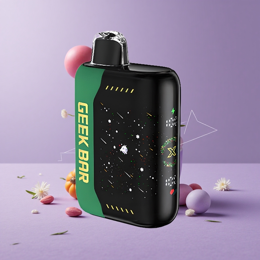 Geek Bar Pulse X 25000 Puffs Navidad con 18mL de E-Líquido y Pantalla Indicadora Curva 3D