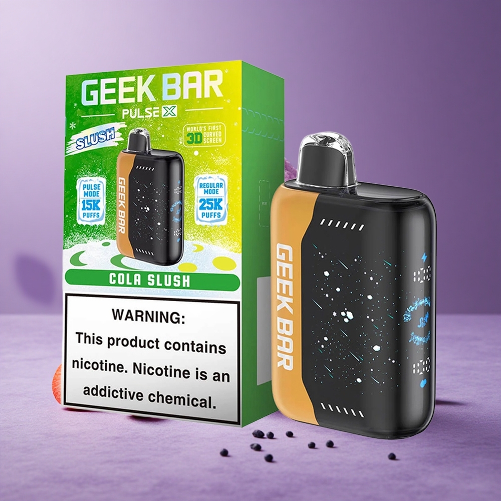 Geek Bar Pulse X 25000 Puffs Slush Edition con 18mL de E-Líquido y Pantalla Curva 3D