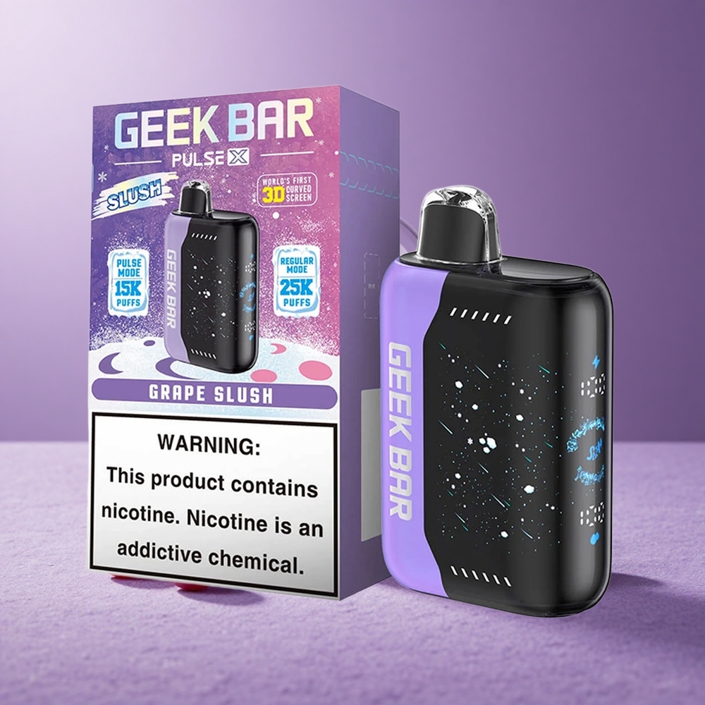 Geek Bar Pulse X 25000 Puffs Slush Edition con 18mL de E-Líquido y Pantalla Curva 3D