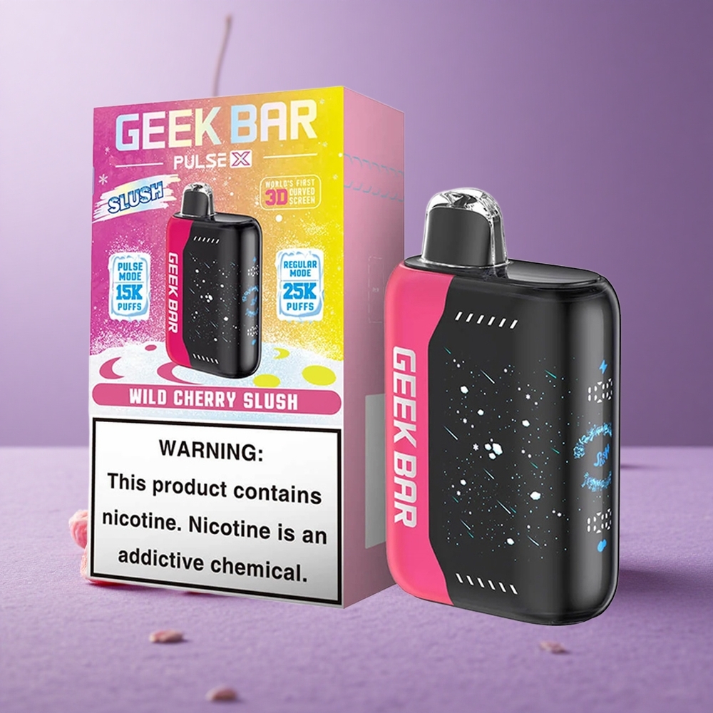 Geek Bar Pulse X 25000 Puffs Slush Edition con 18mL de E-Líquido y Pantalla Curva 3D