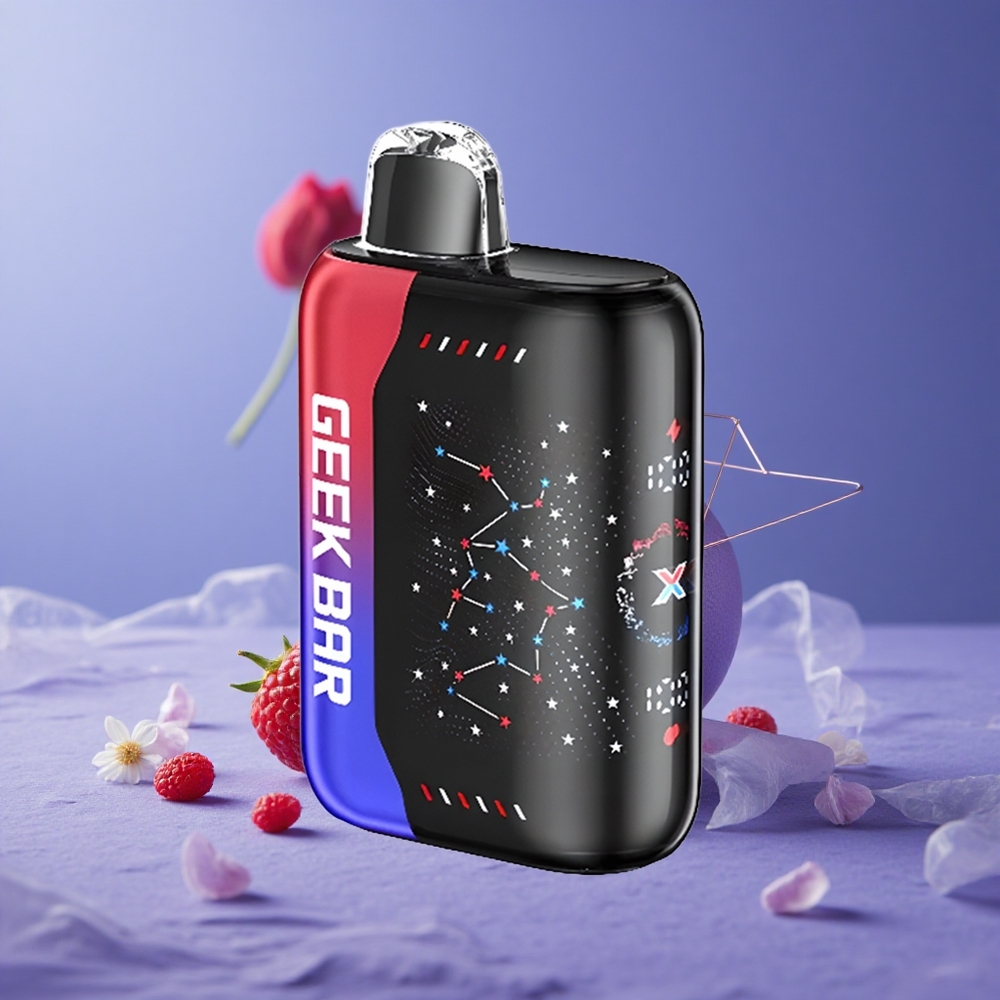 Geek Bar Pulse X 25000 Puffs con Pantalla Curva 3D y Carga USB Tipo-C Edición Patriota