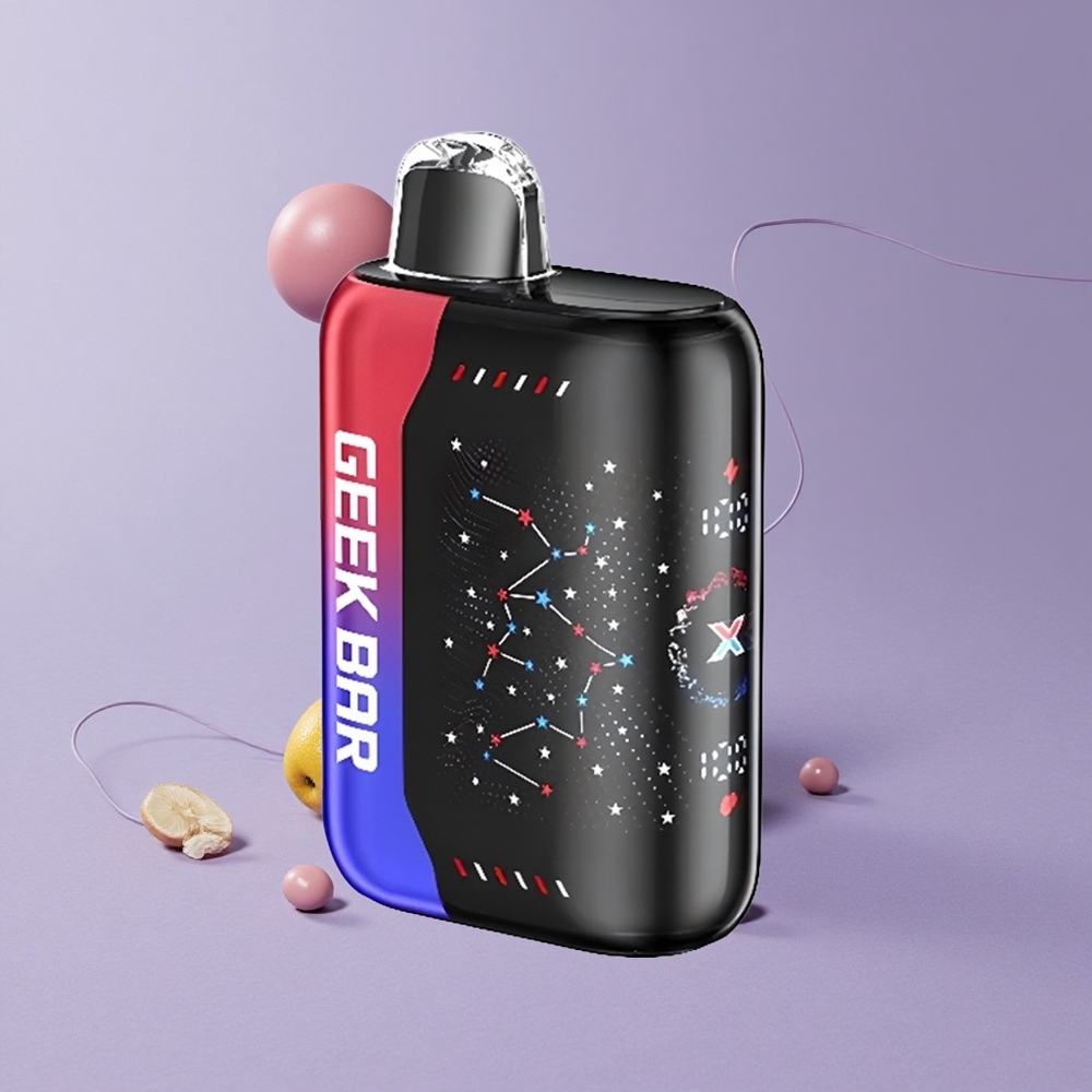 Geek Bar Pulse X 25000 Puffs con Pantalla Curva 3D y Carga USB Tipo-C Edición Patriota