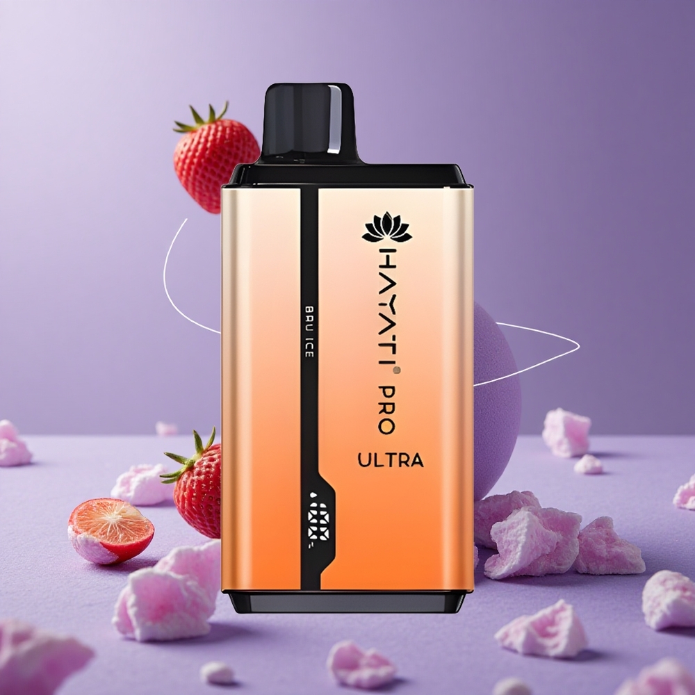 Hayati Pro Ultra 15000 Puffs Capacidad de E-Líquido: 2 12ml Bru Hielo