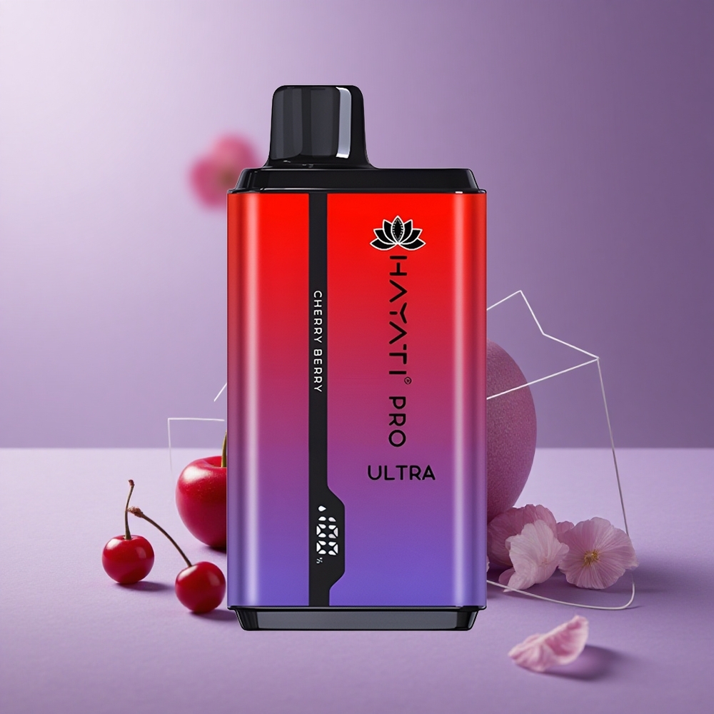 Hayati Pro Ultra 15000 Puffs Cereza Baya 2 12ml 2% Nicotina