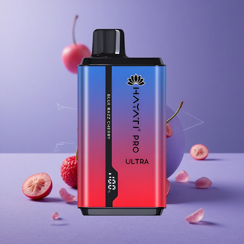 Hayati Pro Ultra 15000 Puffs Cereza Frambuesa Azul 850mAh 2 12ml