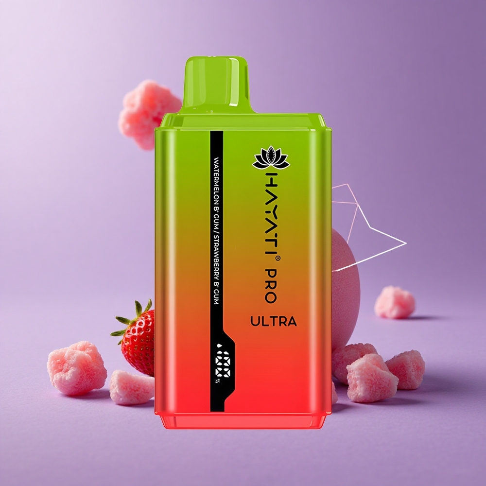 Hayati Pro Ultra 15000 Puffs Chicle de Sandía 12ml 2% Nicotina