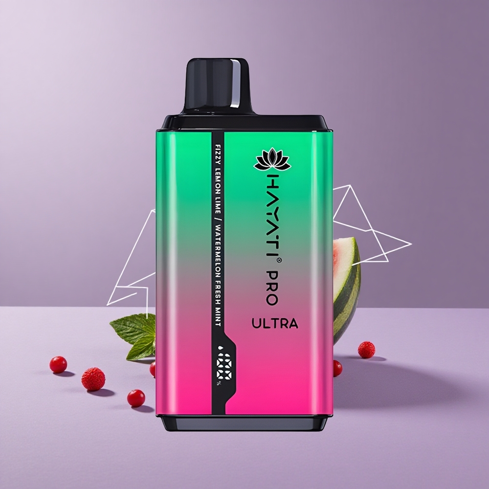 Hayati Pro Ultra 15000 Puffs E-Líquido 2 12ml Lima Limón Fizzy