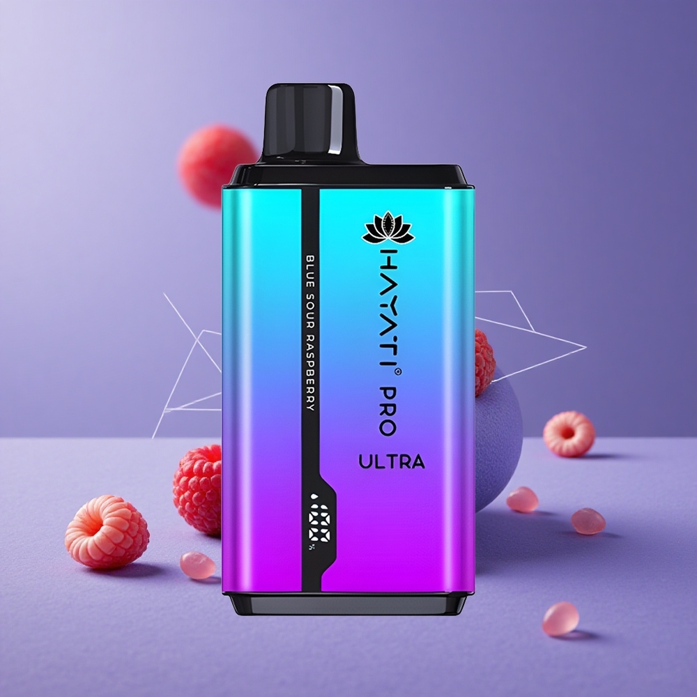 Hayati Pro Ultra 15000 Puffs Frambuesa Azul Ácida 850mAh 24ml