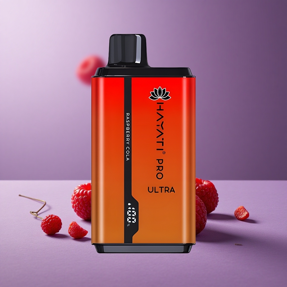 Hayati Pro Ultra 15000 Puffs Frambuesa Cola 2 12ml 2% Nicotina