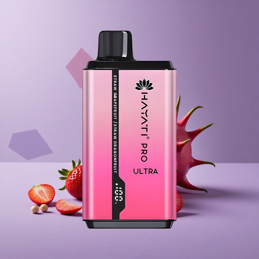 Hayati Pro Ultra 15000 Puffs Fresa Pomelo 850mAh 24ml