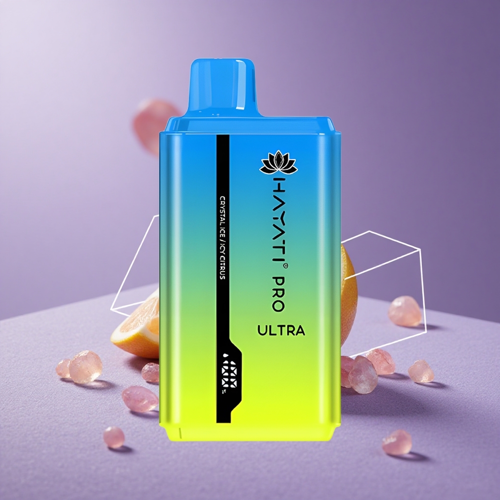 Hayati Pro Ultra 15000 Puffs Hielo Cristalino con 12ml y 2% Nicotina