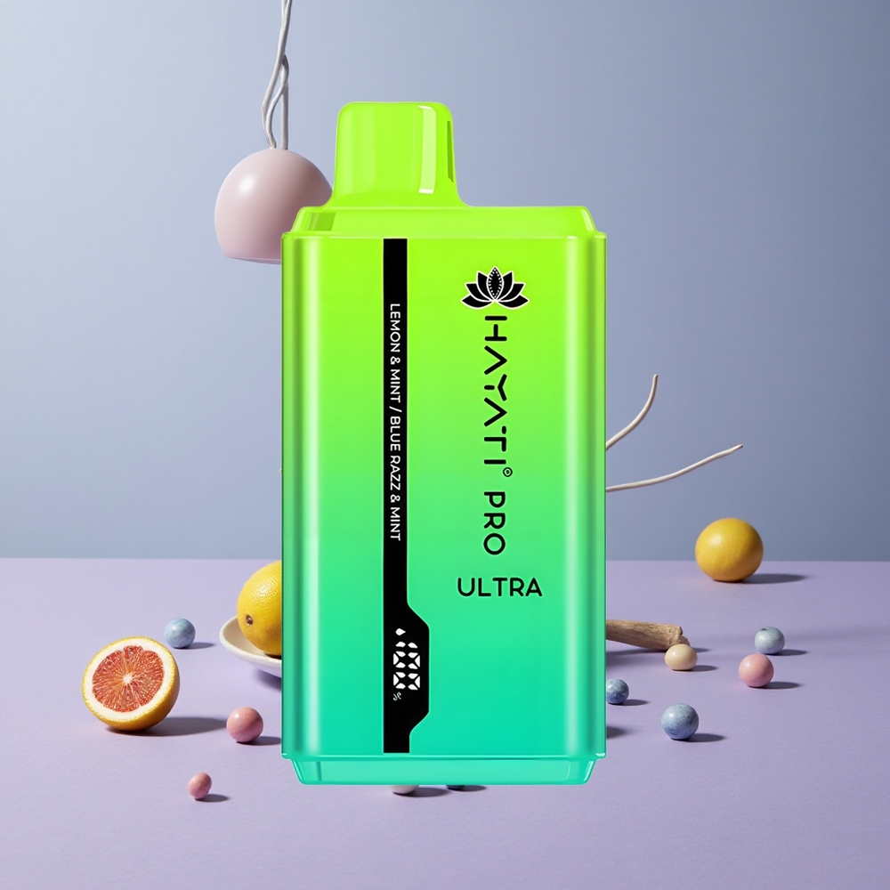 Hayati Pro Ultra 15000 Puffs Limón & Menta Blue Razz & Menta 850mAh 2 12ml