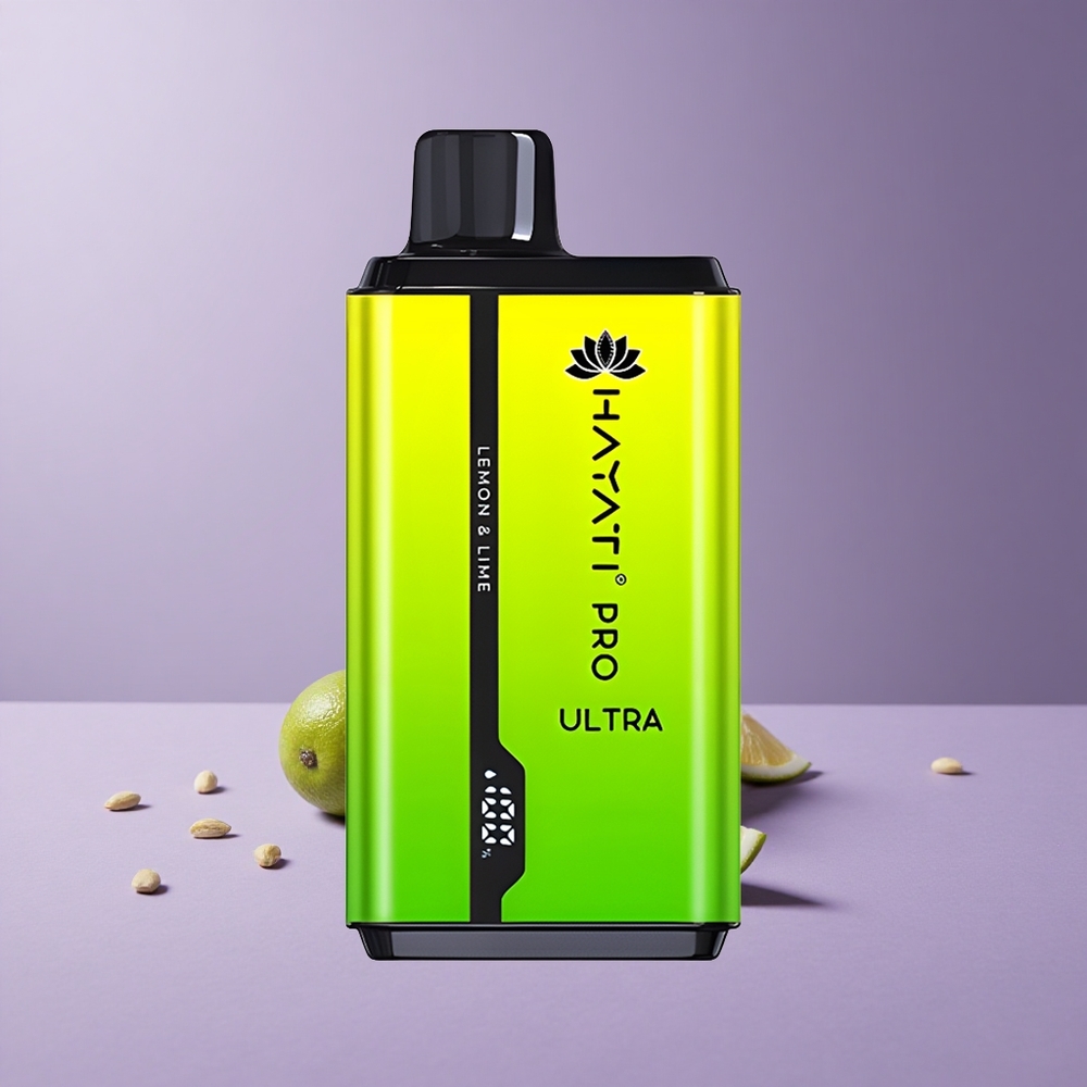 Hayati Pro Ultra 15000 Puffs Limón y Lima 850mAh 2 12ml