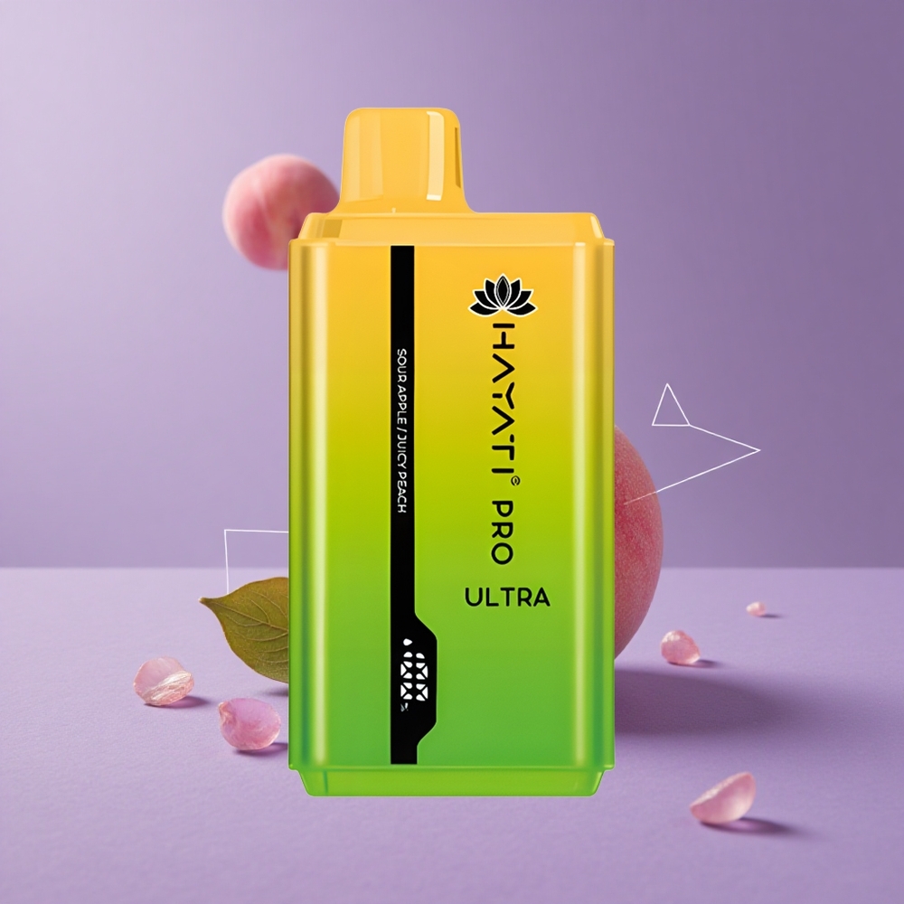 Hayati Pro Ultra 15000 Puffs Manzana Ácida 850mAh 24ml