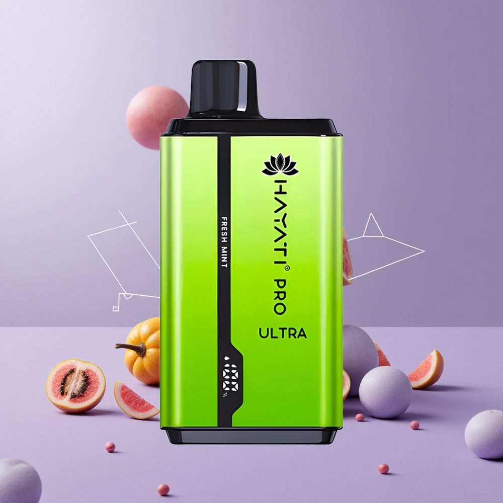 Hayati Pro Ultra 15000 Puffs Menta Fresca Capacidad 24ml