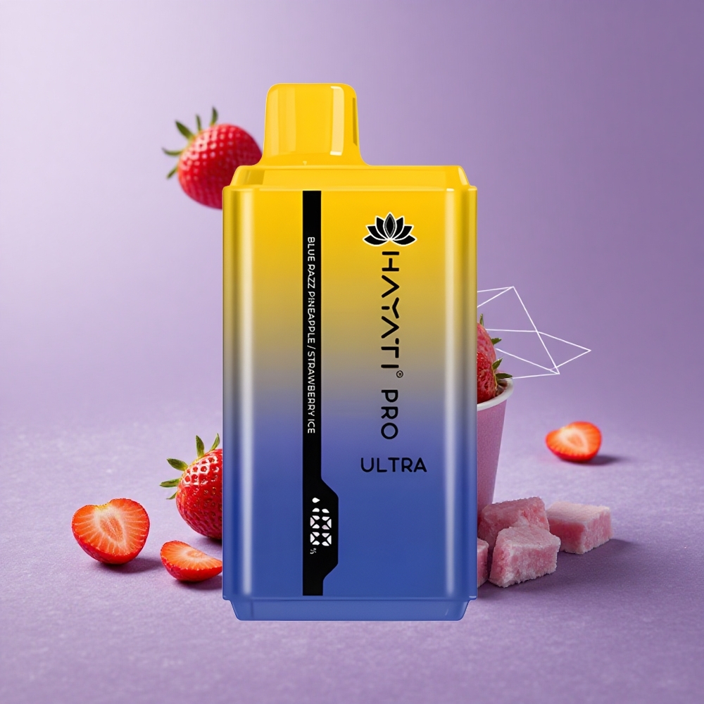 Hayati Pro Ultra 15000 Puffs Piña Frambuesa Azul 2 12ml 2% Nicotina