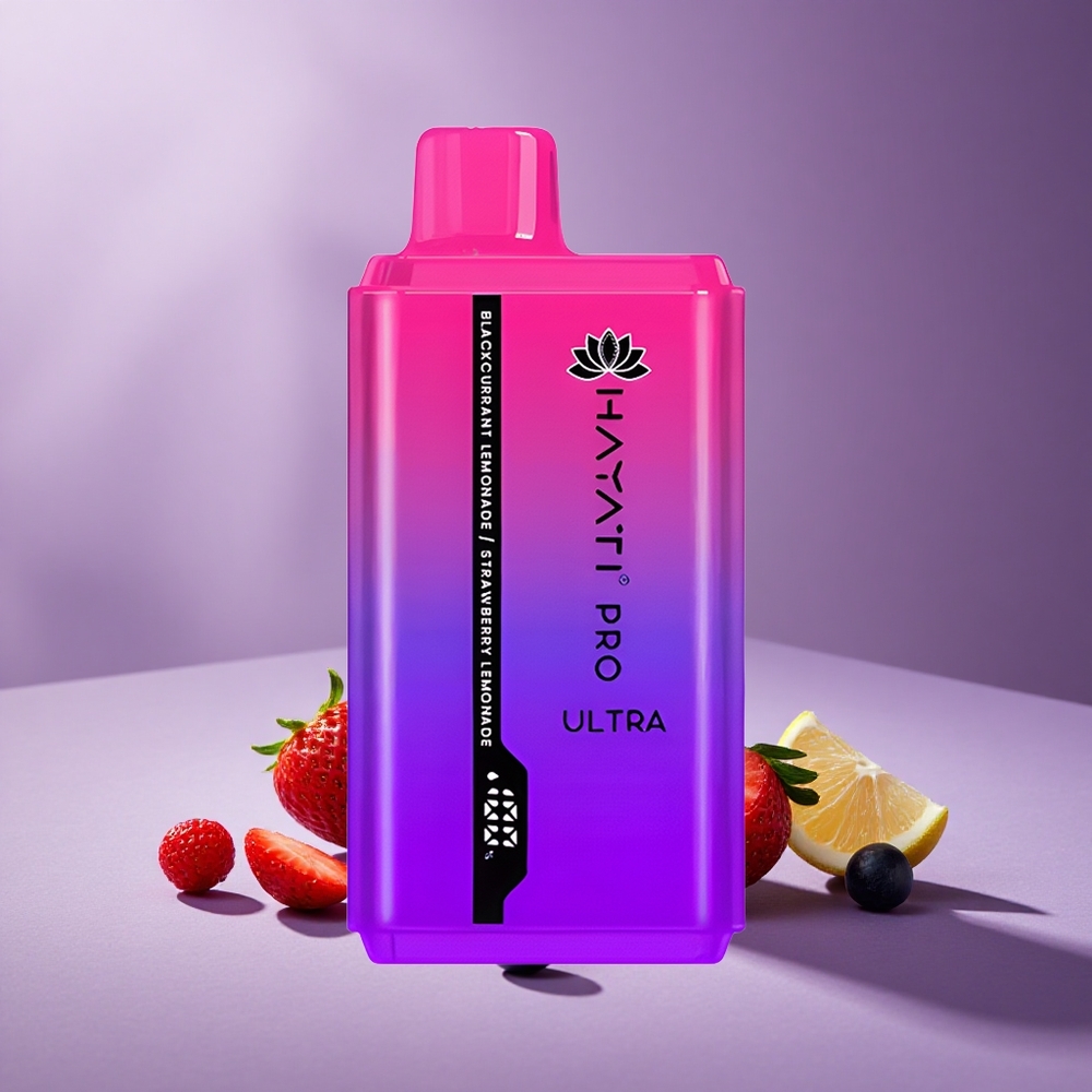 Hayati Pro Ultra 15000 Puffs Zarzamora Limonada Fresa Limonada 850mAh 2 12ml